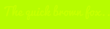 Image with Font Color C5FF00 and Background Color B7FC00
